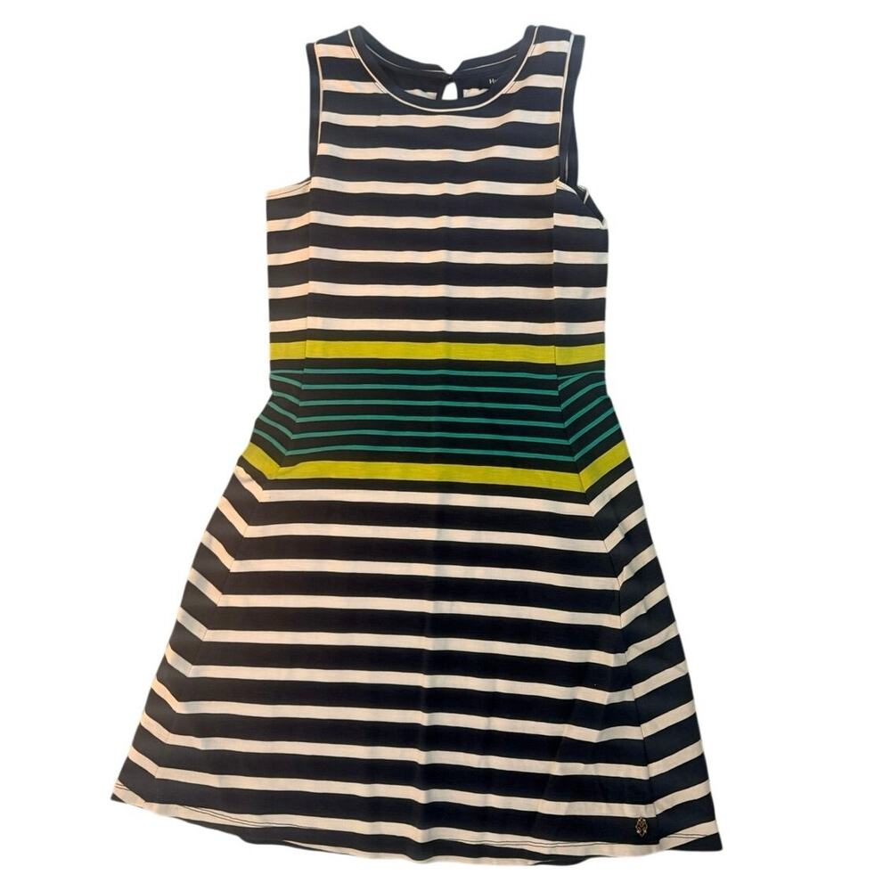 Hatley Navy Jersey Striped Dress M